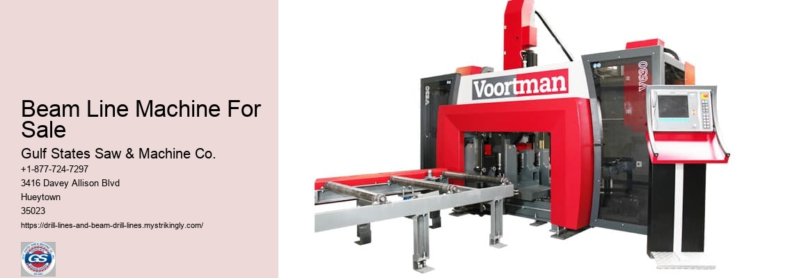 Beam Line Machine For Sale Gulf States Saw & Machine Co. Beam Line Machine For Sale